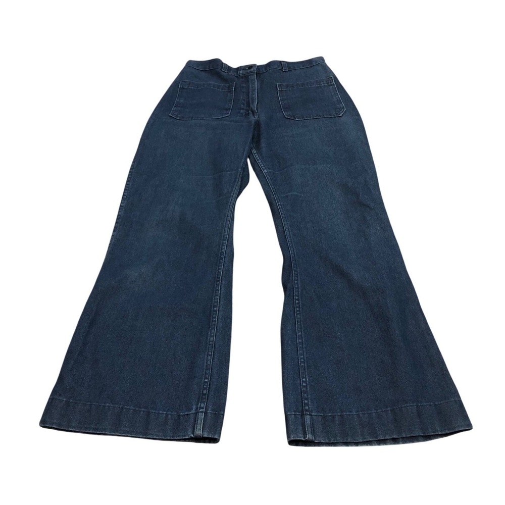 US Navy Vintage Denim Utility Trousers Type 1 Flare LegBell Bottom 60s Size 31